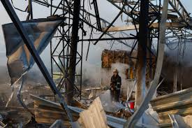 Damage across Kyiv after one of Russia's heaviest drone attacks