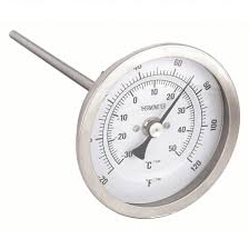 Weiss 5RBM6-120 Bi-Metal Thermometer, 0 to 250°F (-20 to 120 ...