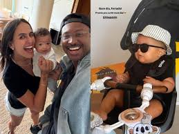 Mini-it-boy! Carol Peixinho encanta ao mostrar Bento de óculos de sol para o feriado