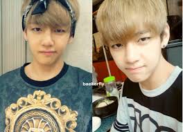 Hasil gambar untuk baekhyun and taehyung