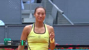 Zheng steadies to beat Kenin and reach third round in Madrid