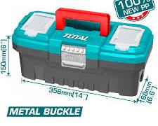 Image of Total 14 Plastic tool box