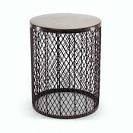 Metal Drum Coffee Table west elm