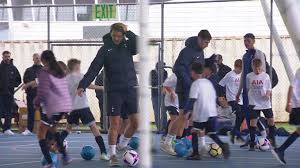 Tottenham run clinics for young players ahead of Eden Park friendly
