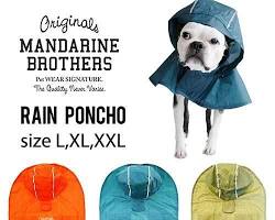 MANDARINE BROTHERS Rain Ponchoの画像