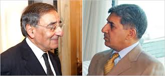 Leon E. Panetta, left, the C.I.A. director, will reportedly talk soon with his Pakistani counterpart, Lt. Gen. Ahmad Shuja Pasha, right. - 10intel_span-articleLarge