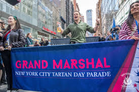 Exclusive: Outlander's Sam Heughan says goodbye to Jamie Fraser at the NYC Tartan Day Parade