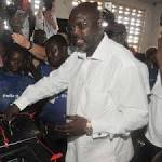 Football celebrates Weah's Liberia election