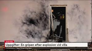 Uppgifter: En gripen efter explosion vid villa 50 sek