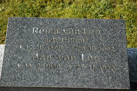 Grab von Jan Loo, van (15.02.1856-27.11.1935), Friedhof Jemgum