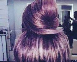 Image de Purple Curly Hair with Undercut Designs