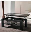 BIRDIE table basse rectangulaire blanc brillant - FLY