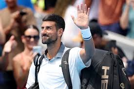 Novak Djokovic competing at the 2026 Cincinnati Open