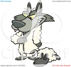 Image result for wolf in sheep's clothing cartoon