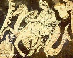 Image of Thetis sea nymph Iliad classical art