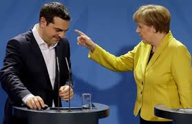 Risultati immagini per merkel contro tsipras