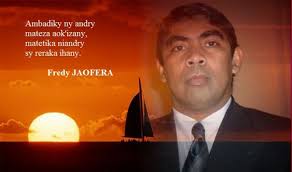 RAKOTOMALALA Eric Fredy Jaofera na Fredy JAOFERA eo amin&#39;ny sehatry ny soratra dia teraka NY 30 Avriy 1962 tao Antananarivo. Lahimatoan&#39;Itompokolahy Eugène ... - fredy-jaofera