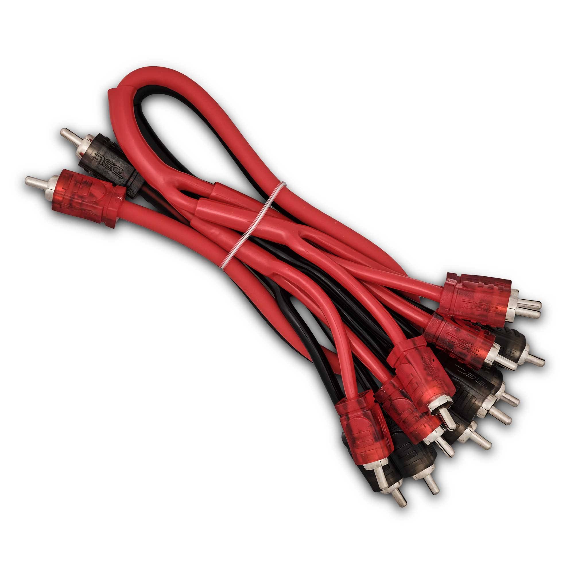 DS18 Level 2 RCA 100% Copper OFC Y Connector 2 Male to 12 Male 1.5FT r2m12m