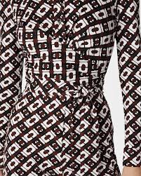 Diane von Furstenberg Michele Flared Geometric-Print Jumpsuit | Neiman Marcus