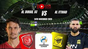 Which TV Channel is Al Duhail vs Al Ittihad Live on?