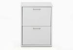 Vaultz Lockable Single Drawer CD File Cabinet Black Officeworks