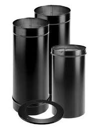 Black Wood Stove Pipe | Wood Stove Pipe Kit | Fireside ...