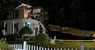 Severe weather in Beaver County causes massive tree to split home in half