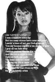 Lisa &quot;Lefteye&quot; Lopes RIP on Pinterest | Eye, Throwback Thursday ... via Relatably.com