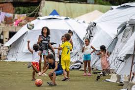 O difícil e longo trabalho de apoio às crianças traumatizadas pelos terremotos na Venezuela