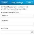 8ta blackberry internet settings