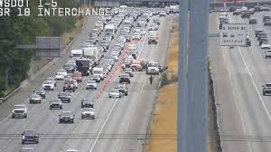 Suspected DUI driver fleeing WSP trooper on I-5 causes multi-car crash that kills 1