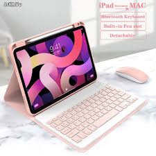 For iPad keyboard case carry Mouse air 2 3 4 2019 2020 10.2 ipad 10.5 10.9 Pro 9.7 10.5 11 2017 2018 9.7 5 6 Pencil Holder Case | Daraz.com.bd