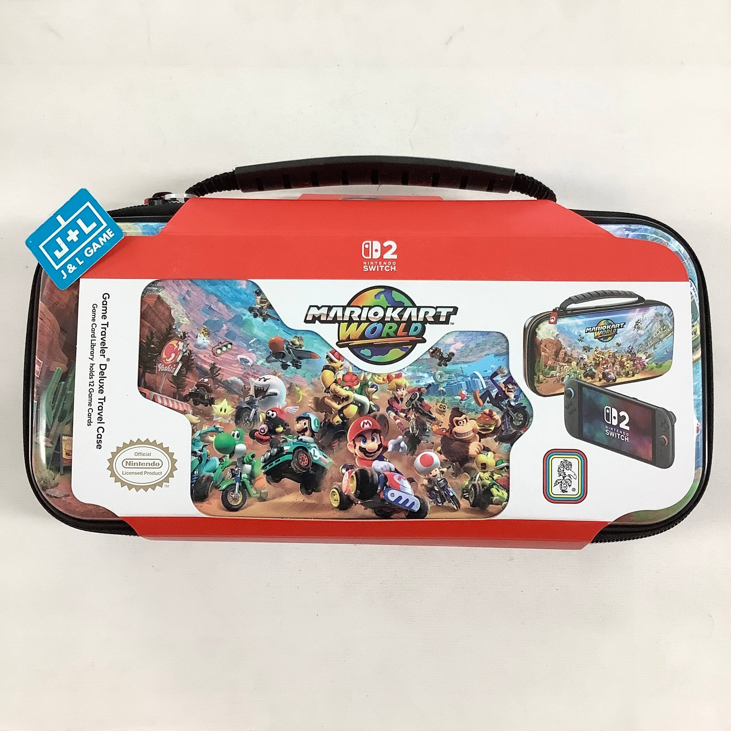 Nintendo Switch 2 Game Traveler Deluxe Mario Kart World Case