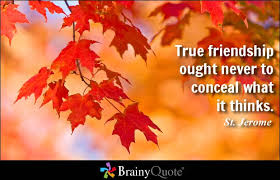 True Friendship Quotes - BrainyQuote via Relatably.com