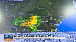 Nova frente fria coloca estado em alerta para rajadas de vento