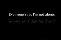 Why... :/ on Pinterest | Love Hurts Quotes, Feeling Alone Quotes ... via Relatably.com