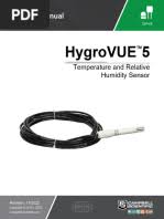 HygroVUE 5 Sensor User Guide | PDF | Calibration | Fahrenheit