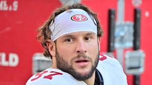 Nick Bosa’s girlfriend Ella causes stir with ab-revealing selfie before 49ers game