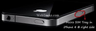 Résultat de recherche d'images pour "iphone 4 sim card slot"