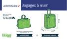 Bagage cabine Air France : taille et poids des bagages main