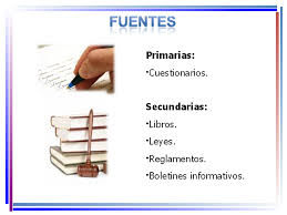 Resultado de imagen para fuentes de consulta primarias