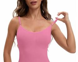 women seamless shapewear bodysuit tummy control model photo, gerado pela IA