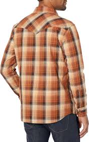 PENDLETON Men's Long Sleeve Frontier Cotton Shirt
