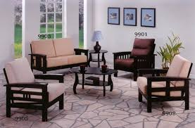 Image result for WOODEN SOFA SET