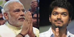 modi-with-vijay. Narendra Modi will be campaigning in coimbatore today and Vijay will be meeting him in the evening. Currently vijay is busy in Hyderabad ... - modi-with-vijay