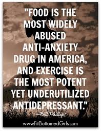 Food is the most widely abused anti-anxiety drug in America, and ... via Relatably.com