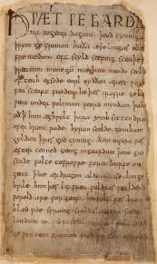Image result for image of beowulf manuscript