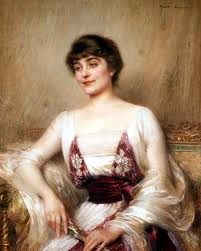 Portrait of a Countess - Albert Lynch als Kunstdruck oder ... - portrait_countess_hi