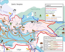 Image of Roman trade routes ancient Rome