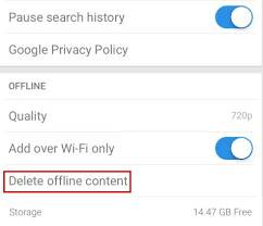 Image result for How to remove video from offline in Youtube app